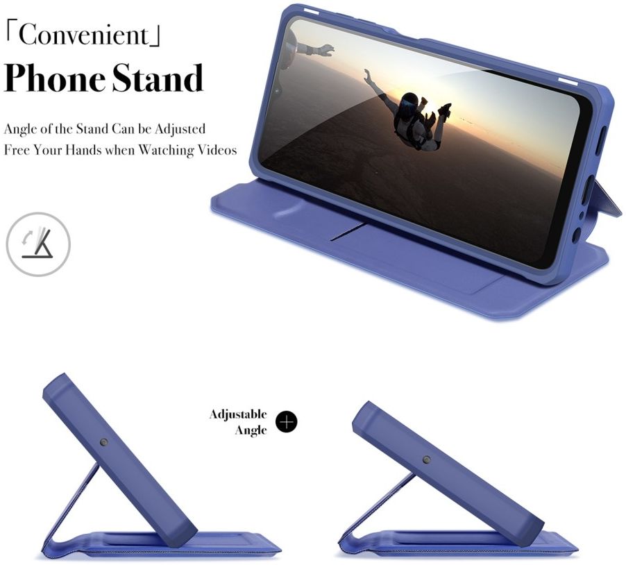 Dux Ducis Skin X Samsung Galaxy A13 5G / A04s Hoesje Book Case Blauw afbeelding 7