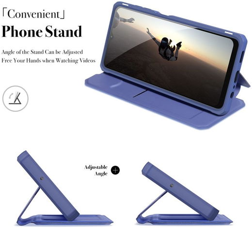 Dux Ducis Skin X Samsung Galaxy A13 5G / A04s Hoesje Book Case Blauw afbeelding 7