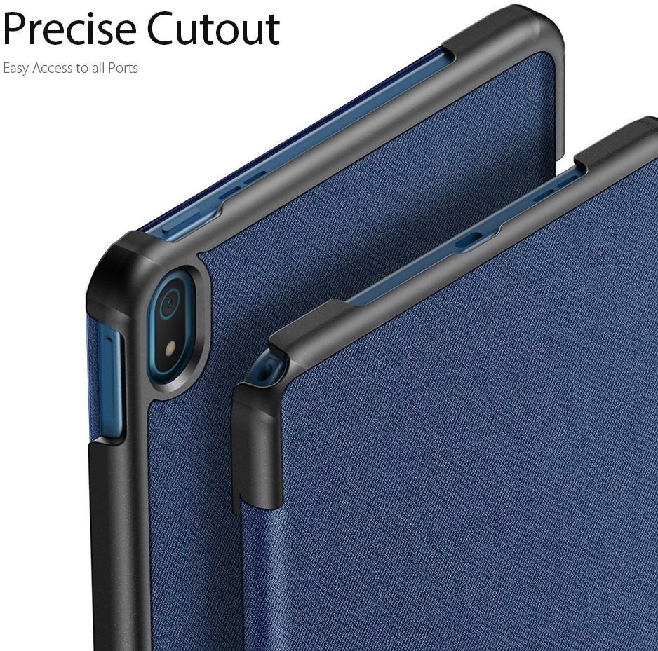 Dux Ducis Domo Nokia T20 Hoes Tri-Fold Book Case Blauw afbeelding 7