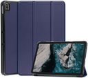Nokia T20 Hoes Tri-Fold Book Case Kunstleer Donker Blauw