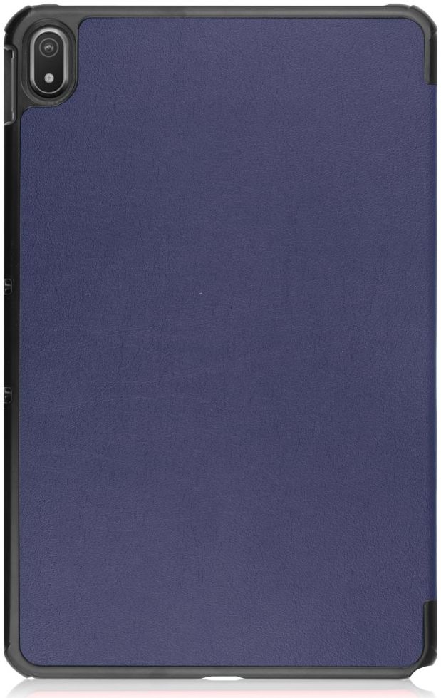 Nokia T20 Hoes Tri-Fold Book Case Kunstleer Donker Blauw afbeelding 11