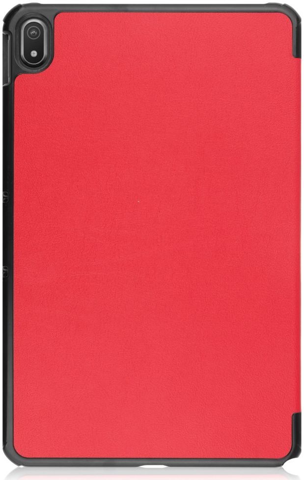 Nokia T20 Hoes Tri-Fold Book Case Kunstleer Rood afbeelding 11