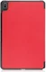 Nokia T20 Hoes Tri-Fold Book Case Kunstleer Rood afbeelding 11