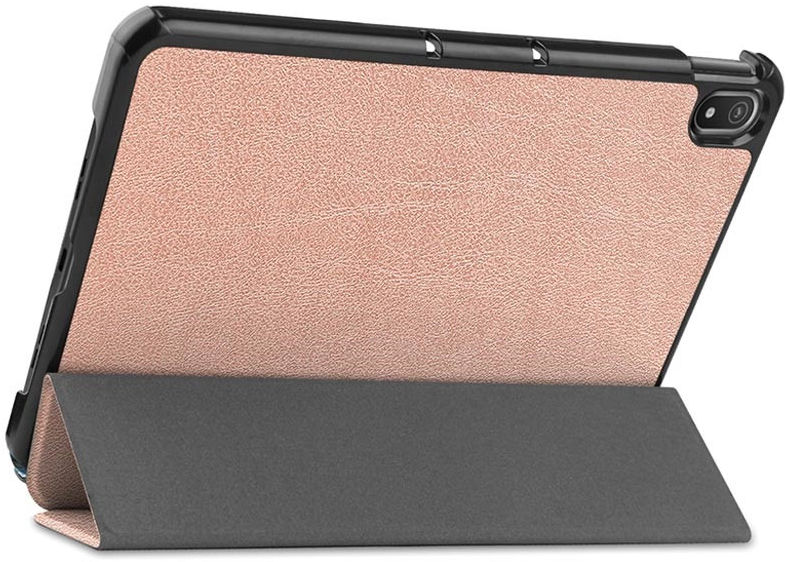 Nokia T20 Hoes Tri-Fold Book Case Kunstleer Rose Goud afbeelding 10