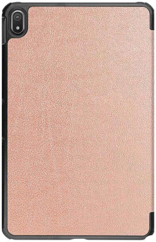 Nokia T20 Hoes Tri-Fold Book Case Kunstleer Rose Goud afbeelding 11