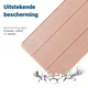 Nokia T20 Hoes Tri-Fold Book Case Kunstleer Rose Goud afbeelding 2