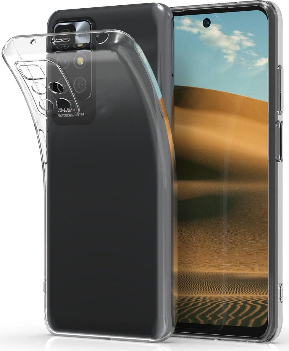 Xiaomi Redmi 10 Hoesje Dun TPU Back Cover Transparant afbeelding 1