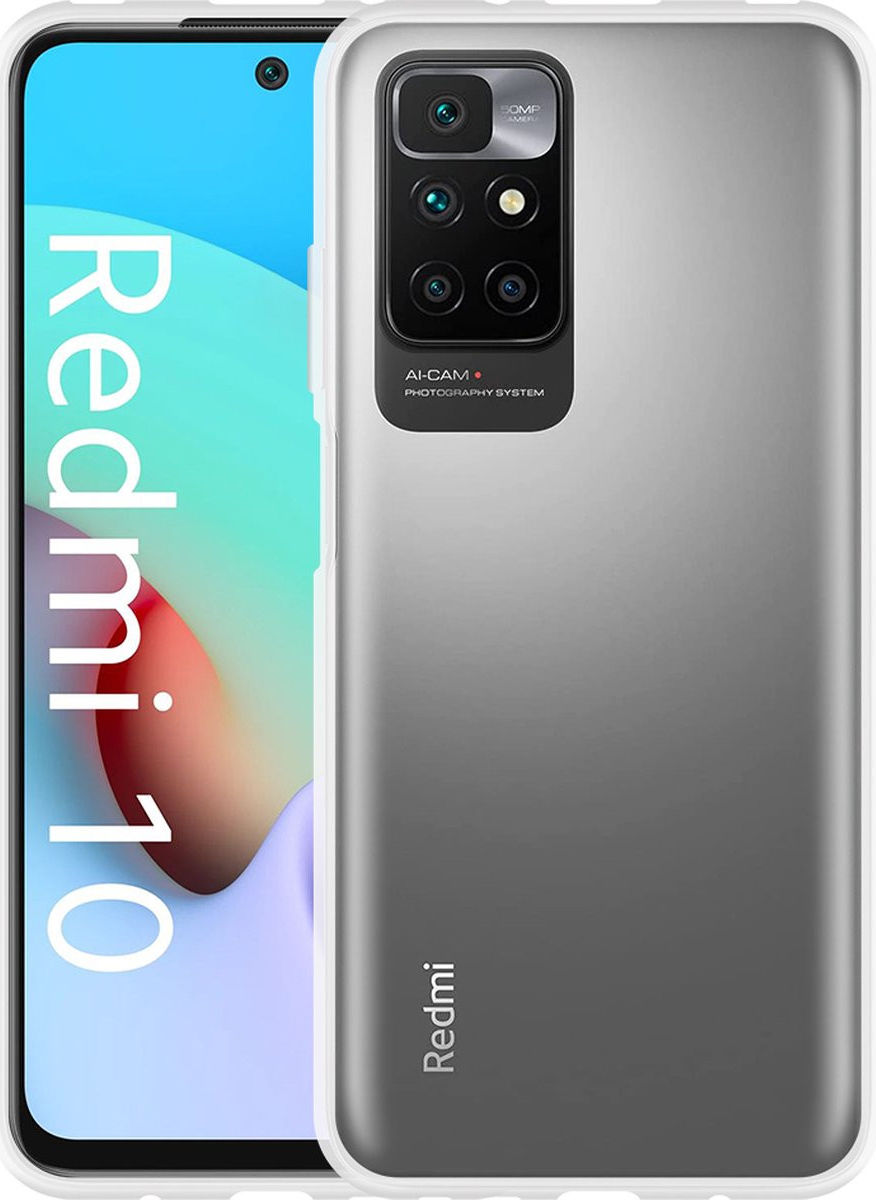 Xiaomi Redmi 10 Hoesje Dun TPU Back Cover Transparant afbeelding 2