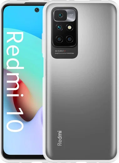 Xiaomi Redmi 10 Hoesje Dun TPU Back Cover Transparant afbeelding 2