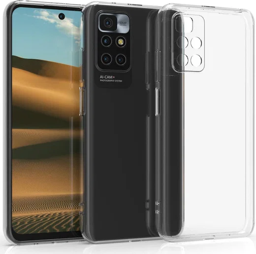 Xiaomi Redmi 10 Hoesje Dun TPU Back Cover Transparant afbeelding 3