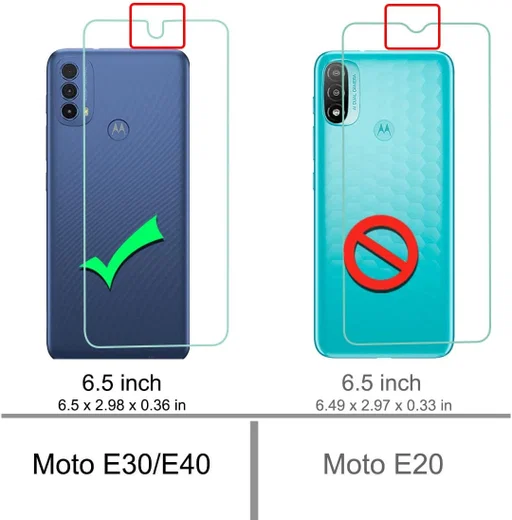 Motorola Moto E30/E40 Hoesje Schokbestendig TPU Back Cover Transparant afbeelding 10