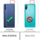 Motorola Moto E30/E40 Hoesje Schokbestendig TPU Back Cover Transparant afbeelding 10