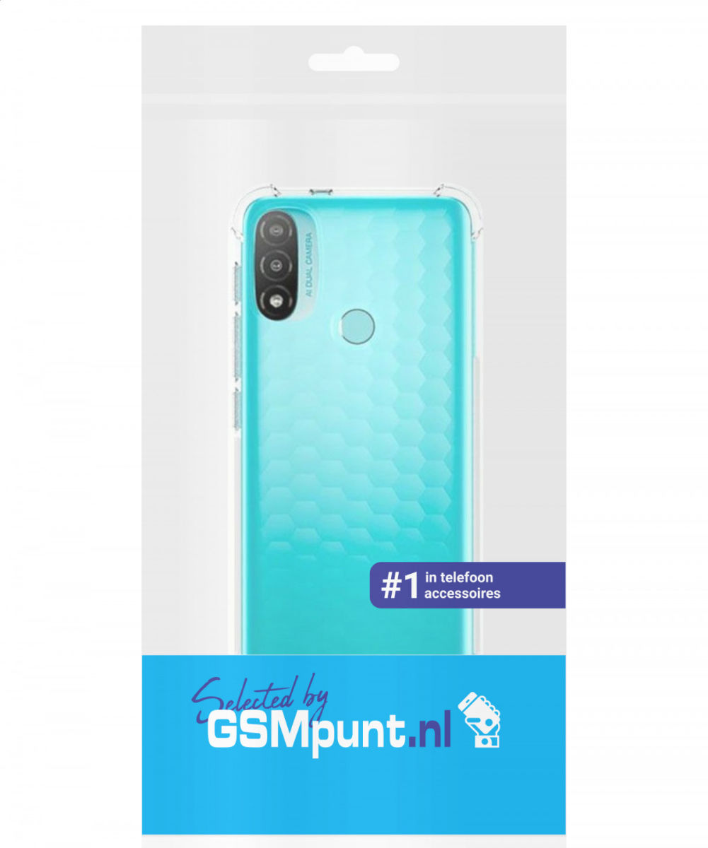 Motorola Moto E20 Hoesje Schokbestendig TPU Back Cover Transparant afbeelding 11