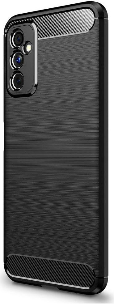 Samsung Galaxy M52 5G Hoesje Geborsteld TPU Flexibele Back Cover Zwart afbeelding 1