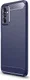 Samsung Galaxy M52 5G Hoesje Geborsteld TPU Flexibele Back Cover Blauw afbeelding 1