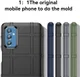 Samsung Galaxy M52 5G Hoesje Shock Proof Rugged Back Cover Blauw afbeelding 4