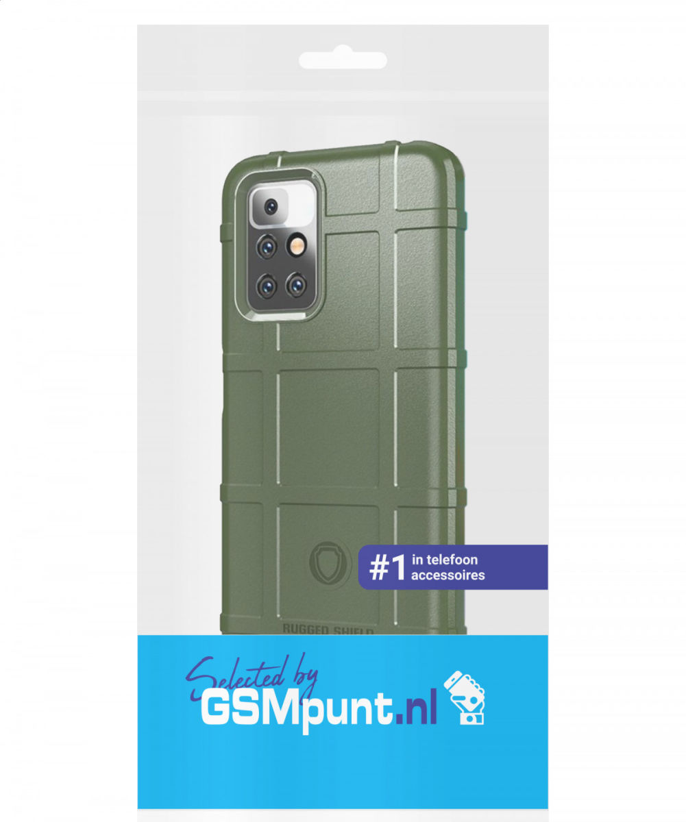 Xiaomi Redmi 10 Hoesje Shock Proof Rugged Back Cover Groen afbeelding 2