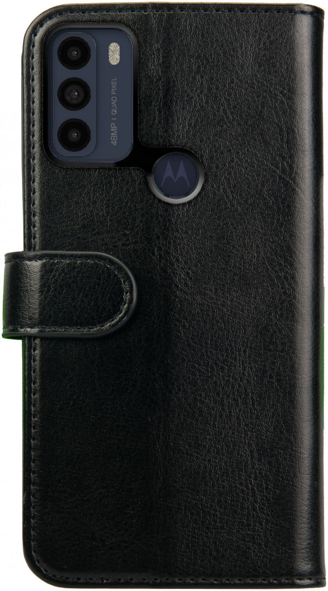 Rosso Element Motorola Moto G50 Hoesje Book Cover Wallet Zwart afbeelding 2