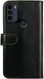 Rosso Element Motorola Moto G50 Hoesje Book Cover Wallet Zwart afbeelding 2