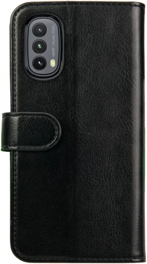 Rosso Element Motorola Moto E30/E40 Hoesje Book Cover Wallet Zwart afbeelding 2