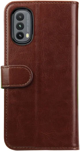 Rosso Element Motorola Moto E30/E40 Hoesje Book Cover Wallet Bruin afbeelding 2