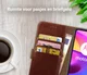 Rosso Element Motorola Moto E30/E40 Hoesje Book Cover Wallet Bruin afbeelding 5