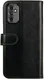 Rosso Element Motorola Moto E20 Hoesje Book Cover Wallet Zwart afbeelding 2