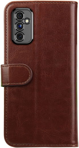 Rosso Element Samsung Galaxy M52 5G Hoesje Book Cover Wallet Bruin afbeelding 2