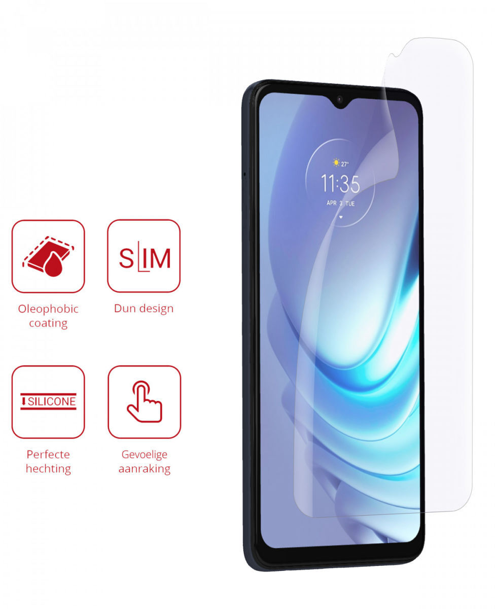 Rosso Motorola Moto G50 5G Ultra Clear Screen Protector Duo Pack afbeelding 2