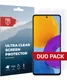 Rosso Samsung Galaxy M52 5G Ultra Clear Screen Protector Duo Pack afbeelding 1