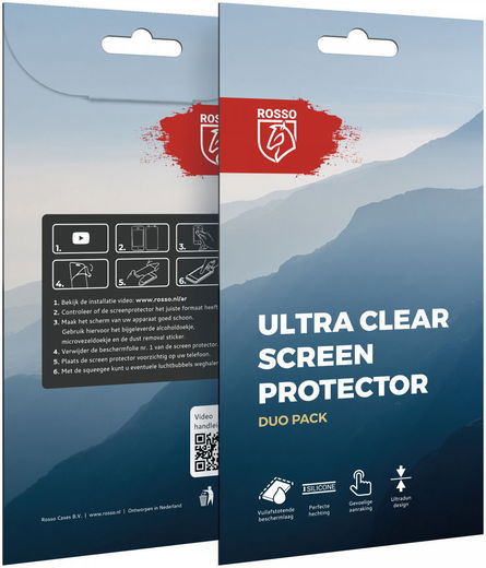 Rosso Xiaomi Redmi 10 Ultra Clear Screen Protector Duo Pack afbeelding 6
