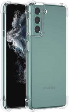 Samsung Galaxy S22 Plus Hoesje Schokbestendig en Dun TPU Transparant