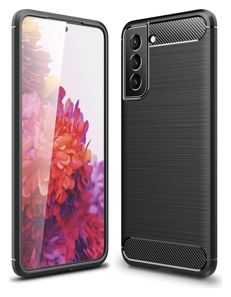 Samsung Galaxy S22 Hoesje Geborsteld TPU Back Cover Zwart afbeelding 8