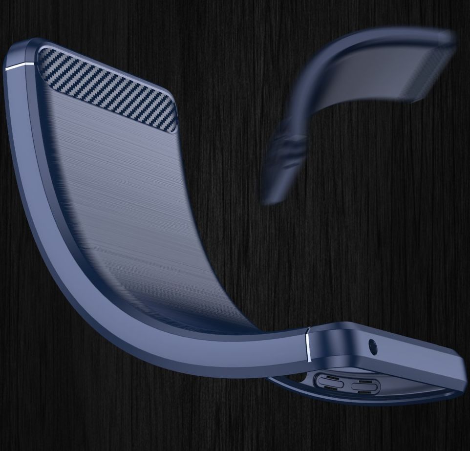 Samsung Galaxy S22 Hoesje Geborsteld TPU Back Cover Blauw afbeelding 10