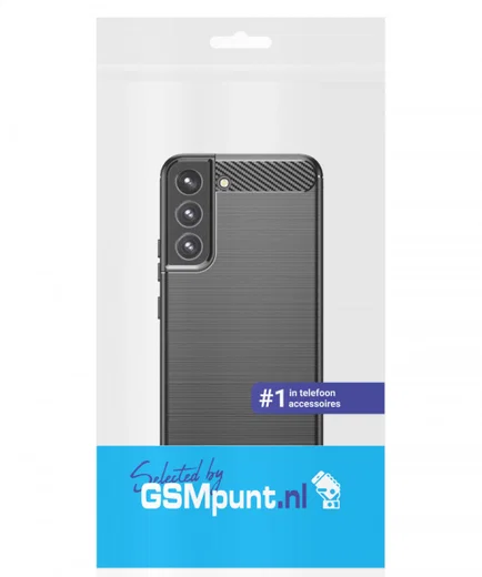 Samsung Galaxy S22 Plus Hoesje Geborsteld TPU Back Cover Zwart afbeelding 15