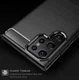 Samsung Galaxy S22 Ultra Hoesje Geborsteld TPU Back Cover Zwart afbeelding 12