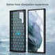 Samsung Galaxy S22 Ultra Hoesje Geborsteld TPU Back Cover Zwart afbeelding 9