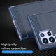 Samsung Galaxy S22 Ultra Hoesje Geborsteld TPU Back Cover Blauw afbeelding 6