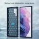 Samsung Galaxy S22 Ultra Hoesje Geborsteld TPU Back Cover Blauw afbeelding 9