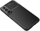 Samsung Galaxy S22 Hoesje Siliconen Carbon TPU Back Cover Zwart afbeelding 7