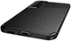 Samsung Galaxy S22 Hoesje Siliconen Carbon TPU Back Cover Zwart afbeelding 8