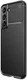 Samsung Galaxy S22 Hoesje Siliconen Carbon TPU Back Cover Zwart afbeelding 1