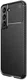Samsung Galaxy S22 Plus Hoesje Siliconen Carbon TPU Back Cover Zwart afbeelding 1