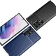 Samsung Galaxy S22 Ultra Hoesje Siliconen Carbon TPU Back Cover Zwart afbeelding 5