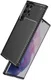 Samsung Galaxy S22 Ultra Hoesje Siliconen Carbon TPU Back Cover Zwart afbeelding 7