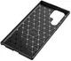 Samsung Galaxy S22 Ultra Hoesje Siliconen Carbon TPU Back Cover Zwart afbeelding 10