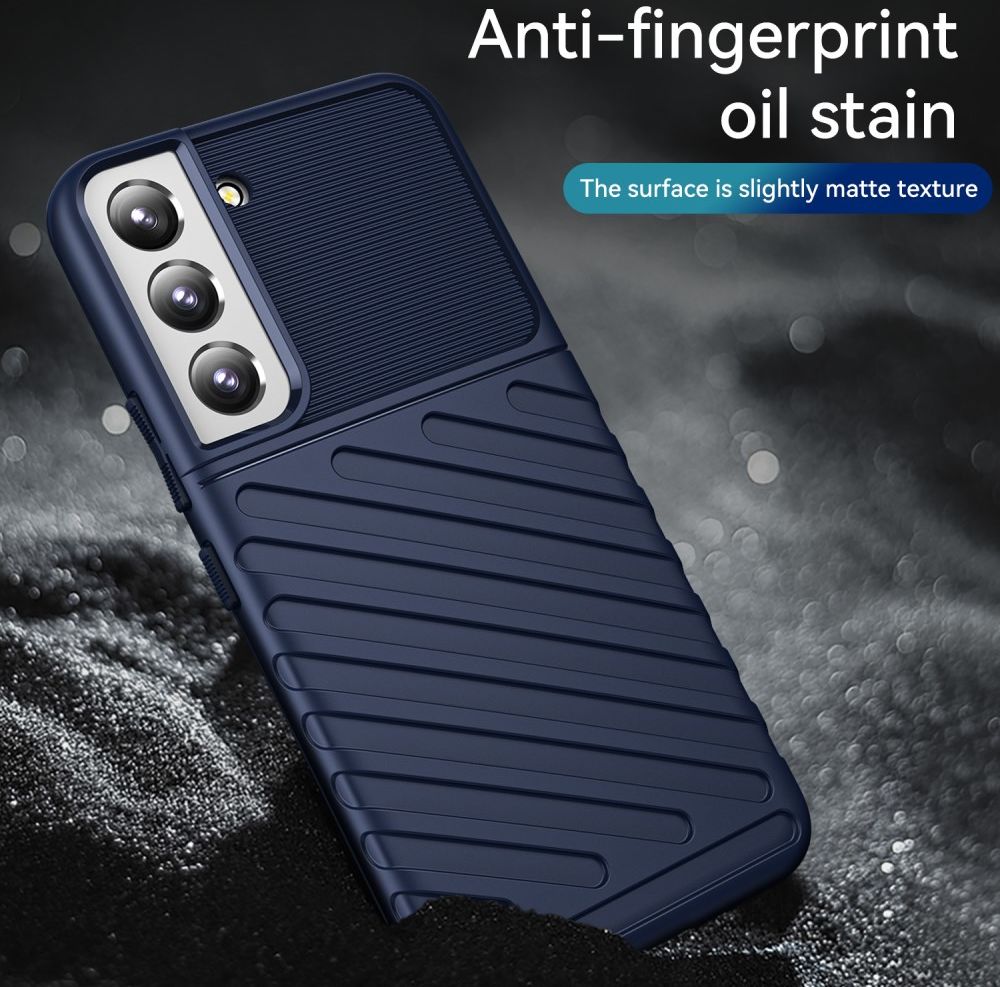 Samsung Galaxy S22 Plus Hoesje TPU Thunder Design Back Cover Blauw afbeelding 6
