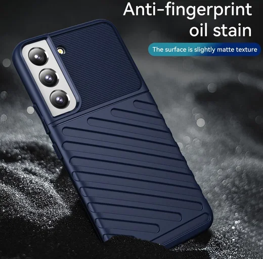 Samsung Galaxy S22 Plus Hoesje TPU Thunder Design Back Cover Blauw afbeelding 6