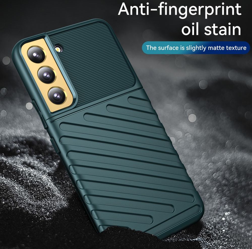 Samsung Galaxy S22 Plus Hoesje TPU Thunder Design Back Cover Groen afbeelding 6