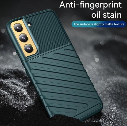Samsung Galaxy S22 Plus Hoesje TPU Thunder Design Back Cover Groen afbeelding 6